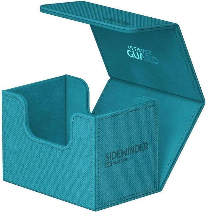 Image du produit Ultimate Guard Boîte à cartes XenoSkin Sidewinder Monocolor 80+ bleu pétrole