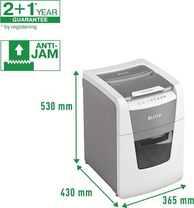 Actual product image Leitz Shredder IQ Autofeed Small Office 100 particle cut 34 l (Particle cut)