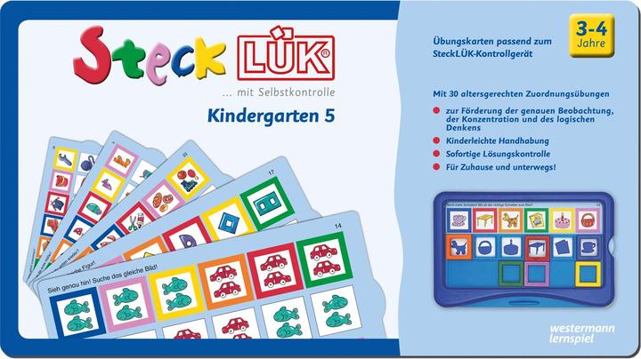 Produktbild SteckLÜK. Kindergarten 5: Alter 3 - 4 (blau)