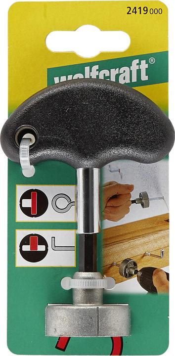 Produktbild wolfcraft Hakenschraubendreher (Innensechskant)