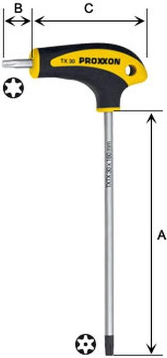 Produktbild Proxxon L-Griff-Schraubendreher (Torx (TX))