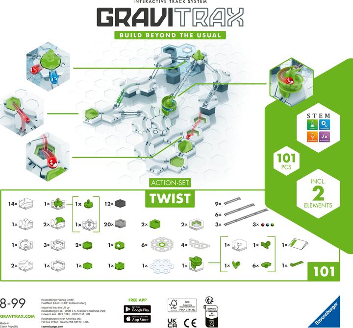 Image du produit Ravensburger GraviTrax GraviTrax Action-Set Twist