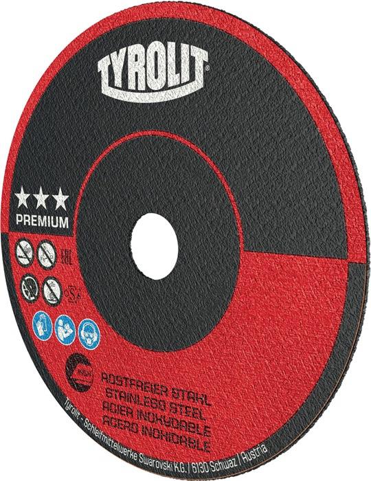 Produktbild Tyrolit Trennscheibe PREMIUM Ø 50 mm Scheibenstärke 1 mm gerade Bohrung 10 mm