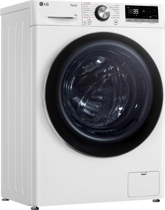 Image du produit LG F2R7S09TSWC Lave-linge Slim 9" à chargement frontal (9 kg, Gauche)