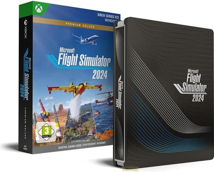 Microsoft Flight Simulator 2024 - Deluxe Steelbook (Xbox serie S, Windows, Xbox serie X, DE)