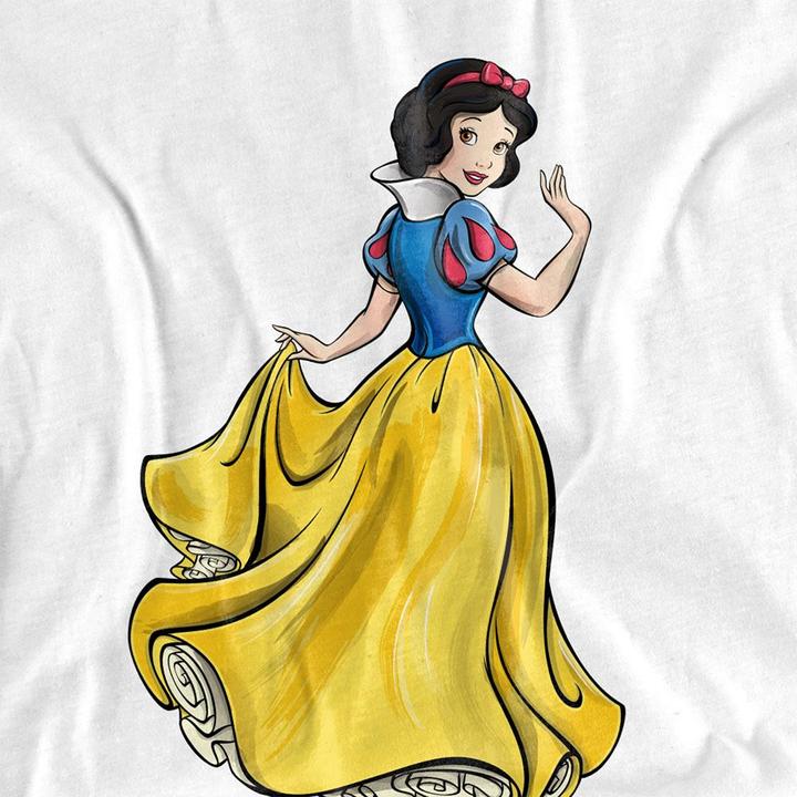Actual product image Snow White Unisex Adult Fairest Princess Of Them All T-Shirt (XL)