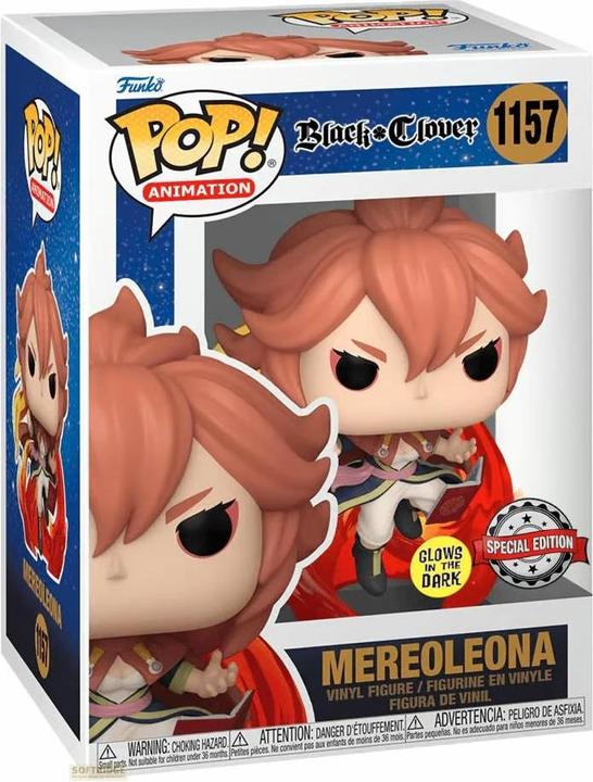 Actual product image Funko POP! Black Clover S1 : Mereoleona (1157) GITD EXM