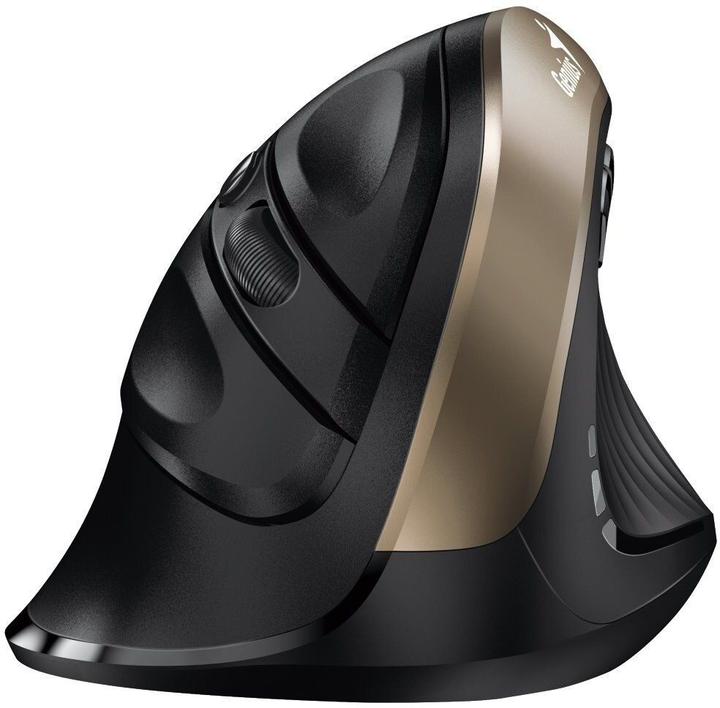 Actual product image Genius Ergo 8250S/Vertik??ln??/Optick??/Pro prav??ky/Bezdr??tov?? Bluetooth/??ern??-zlat?? (Wireless)