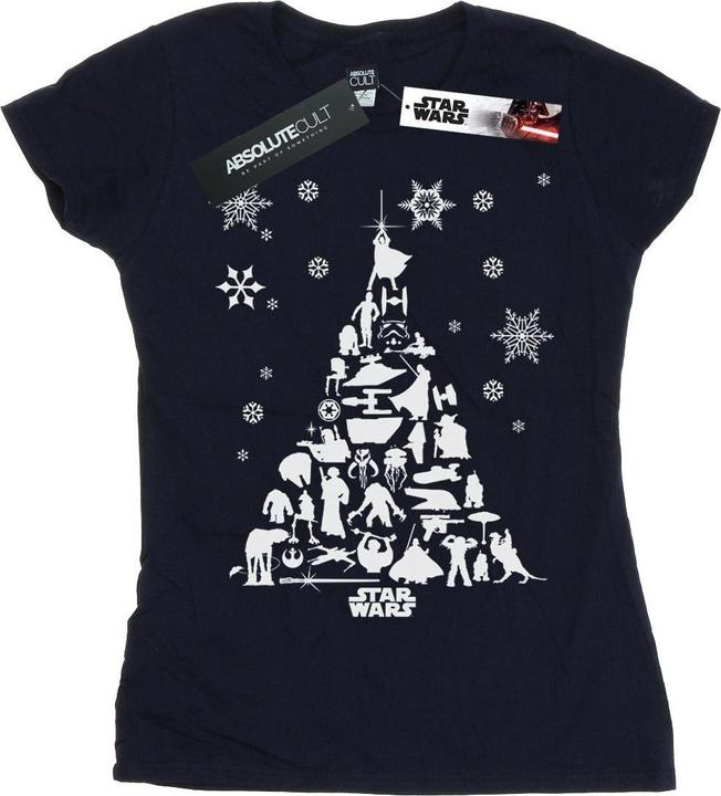 Immagine prodotto Star Wars Christmas Tree Maglietta Donna (L)