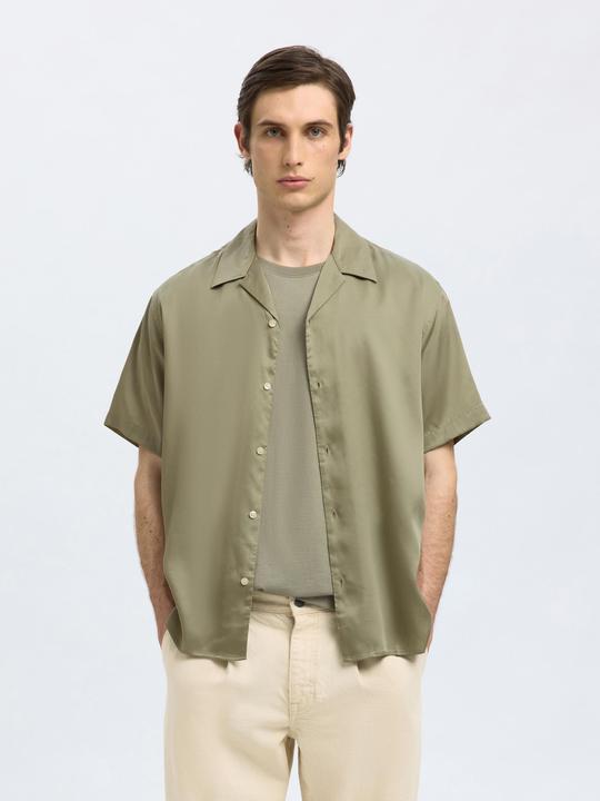 Image du produit Selected Homme Satin Kurzarmhemd (L)