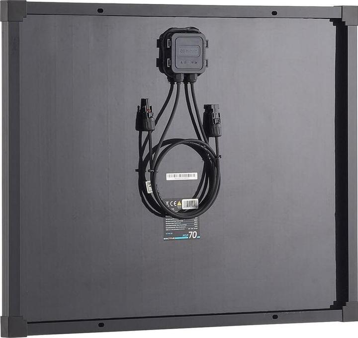 Immagine prodotto Ective Pannello solare 70W 12V mono Pannello solare Cellula fotovoltaica Modulo solare fotovoltaico (70 W, 4.10 kg)