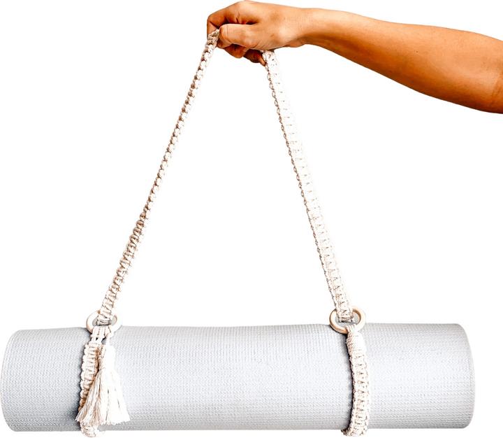 Actual product image Sasak Market Strap for yoga mat macrame