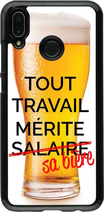 Produktbild PhoneLook Hülle Tout travail mérite sa bière (Huawei P20 Lite)