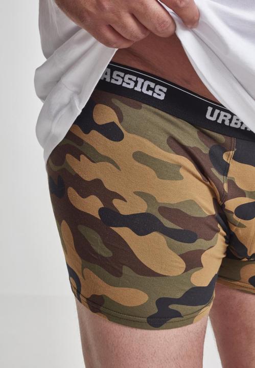 Image du produit Urban Classics 2-Pack Camo Boxer Shorts (5XL, lot de 2)