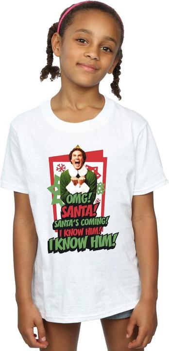 Immagine prodotto Elf OMG Santa Maglietta Ragazze (152, 158)