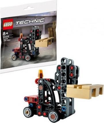 Produktbild LEGO Gabelstapler mit Palette (30655, LEGO Technic)