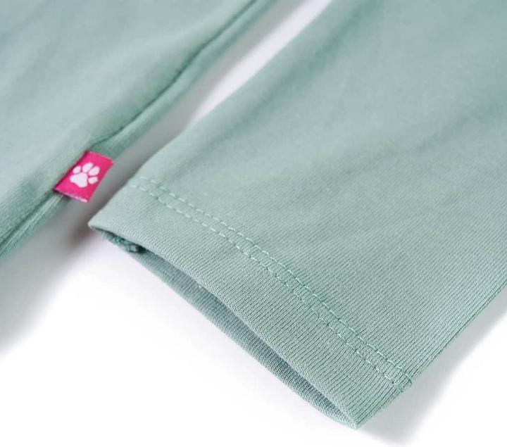 Image du produit VidaXL T-shirt manches longues enfant vert menthe 128,Composition : 95% Coton (128)