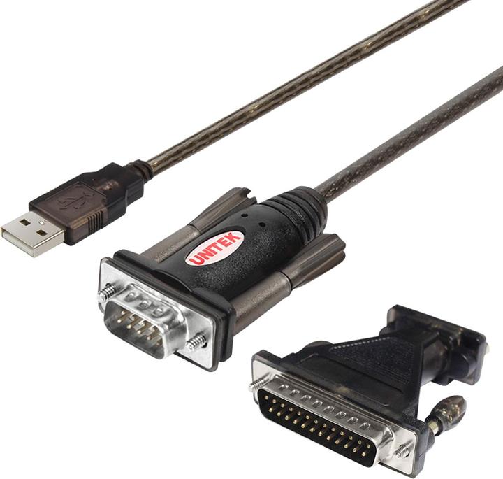 Immagine prodotto Unitek Y-105A USB v. 1.1. DB9F/DB25M Nero Cavo interfaccia/adattatore (1.50 m)