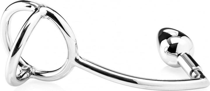 Actual product image Zenn Rosebud Butt Plug with Cockring