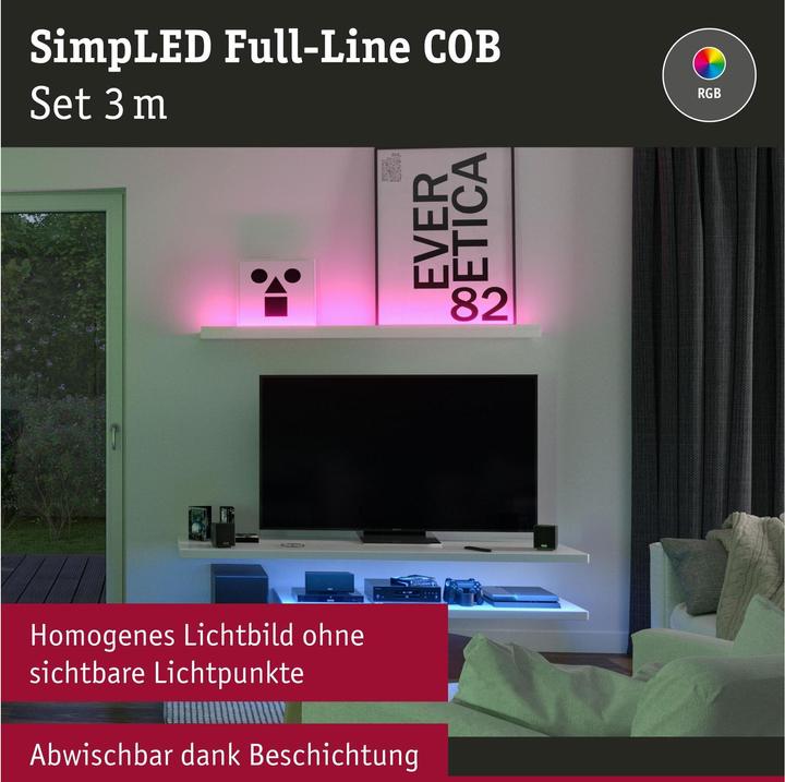 Actual product image Paulmann Luminaires SimpLED COB (RGB, 300 cm, Indoor)