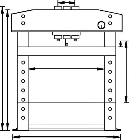 Actual product image Unicraft Workshop press WPP 15 E 15 t 160 mm min:173 / max: 985 mm