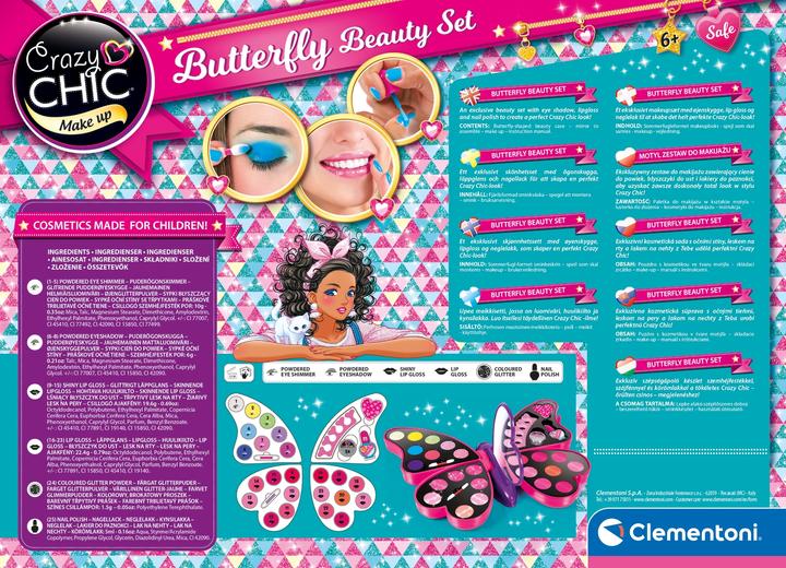 Immagine prodotto Clementoni Set di bellezza Crazy Chic Butterfly