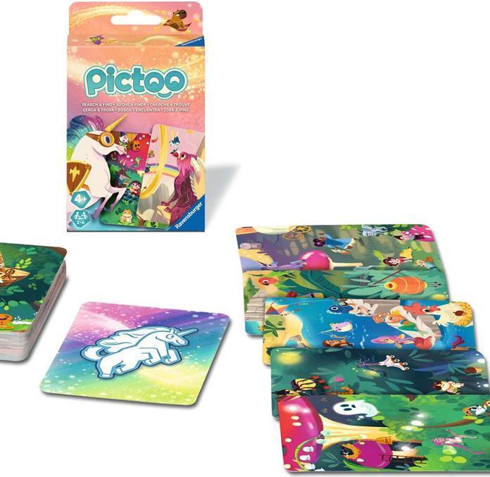 Actual product image Ravensburger 23480 - Pictoo Fantasy Card Game - Fast-paced card search game for children 4+ (Multilingual)