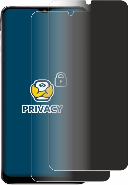 Produktbild BROTECT Sichtschutzfolie Anti-Spy Privacy Folie Blaulicht-Schutz (2 Stück, Samsung Galaxy A12 Nacho)