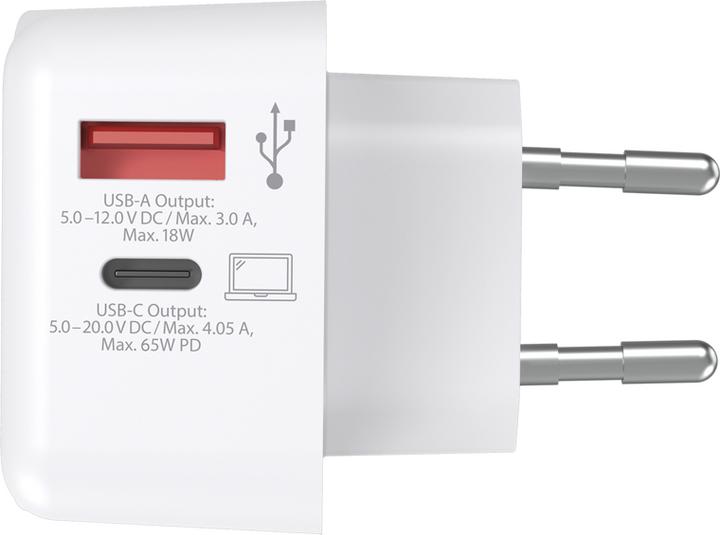Productafbeelding Skross Euro USB-oplader AC65PD + USB-C kabel (65 W)