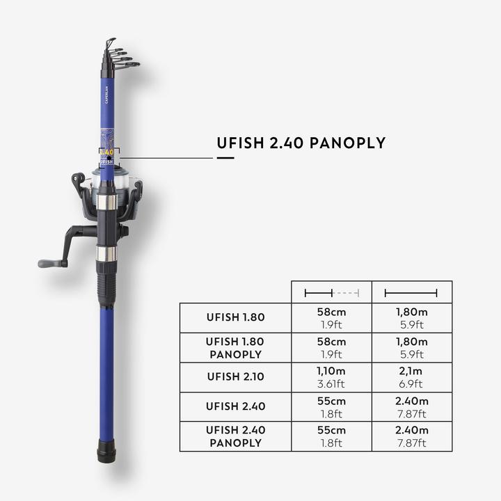 Produktbild Caperlan UFISH 2.40 (Spinningrute, 240 cm)
