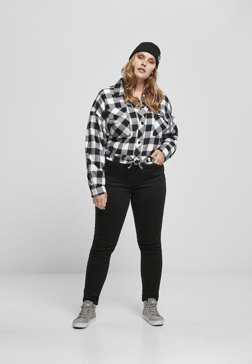 Produktbild Urban Classics Ladies Short Oversized Check Shirt (5XL)