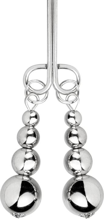 Produktbild Bedroom Fantasies Ballknebel mit Nippelklemmen Schwarz