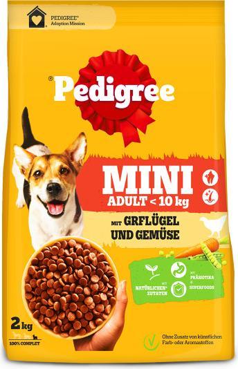 Actual product image Pedigree Dry with poultry & vegetables (Adult, 6 pcs., 2000 g)