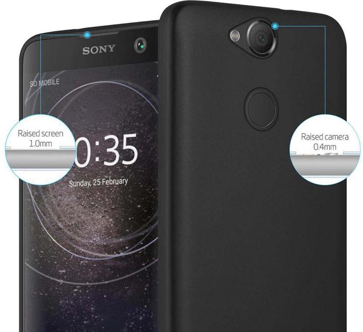Actual product image Cadorabo Bumper TPU Matt Metallic (Sony Xperia XA2)