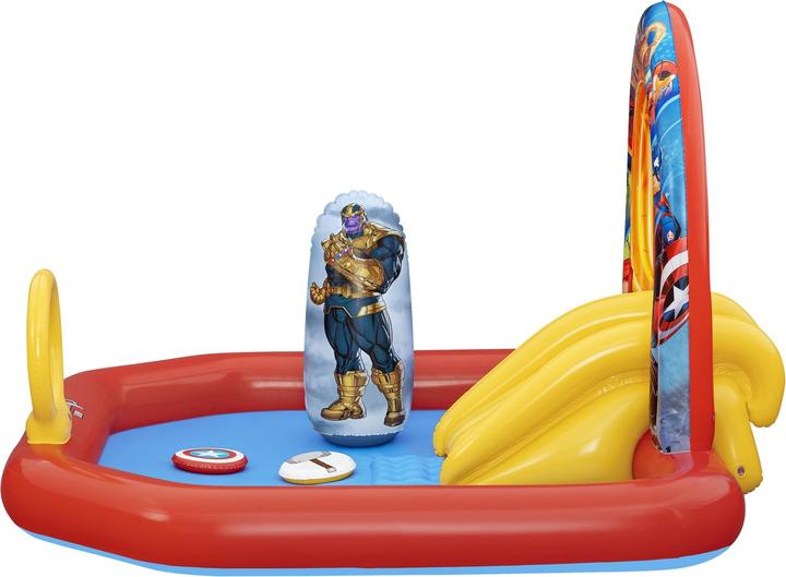 Actual product image Bestway Marvel's Avengers Assemble Kids Inflatable Water Play Center