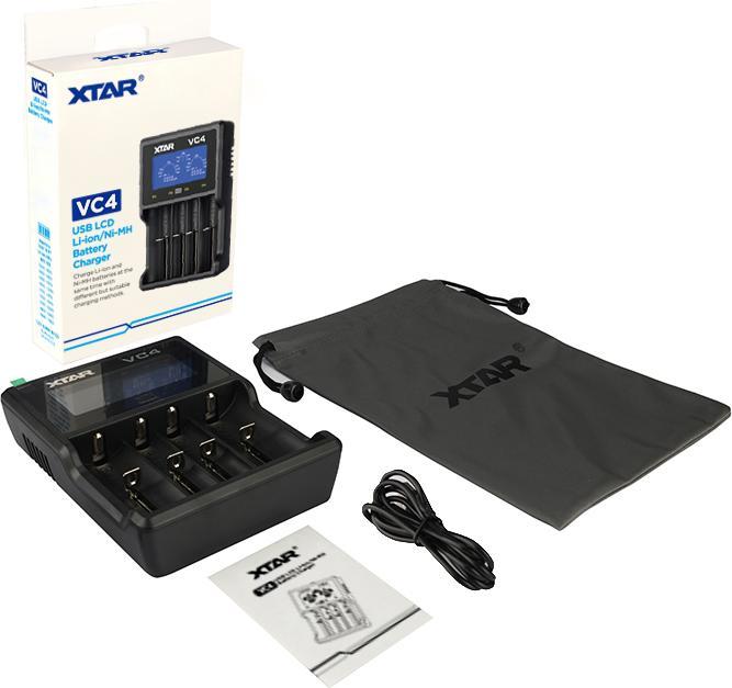 Image du produit Xtar VC4 (1 pcs, C, AAAA, AAA, A, AA, D, Chargeurs sans batterie)
