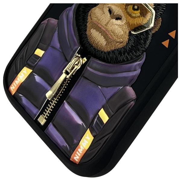 Image du produit PanzerGlass Nimmy case iPhone 16 Pro 6.3" black Cool&Cute 2.0 Monkey (Apple iPhone 16 Pro)