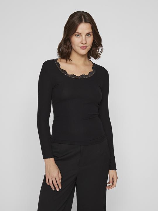 Actual product image Vila Round neck top with long sleeves (M)