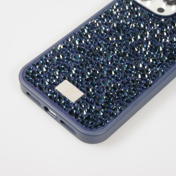 Produktbild PhoneLook Hülle Glitzer Diamant The Bling World Dunkelblau (Apple iPhone 15 Pro Max)