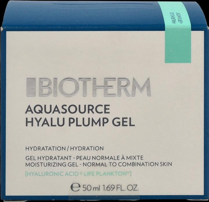 Productafbeelding Biotherm AQUASOURCE Hyalu Plump Gel PNM (50 ml, Gezichtsgel, Tot SPF 10)