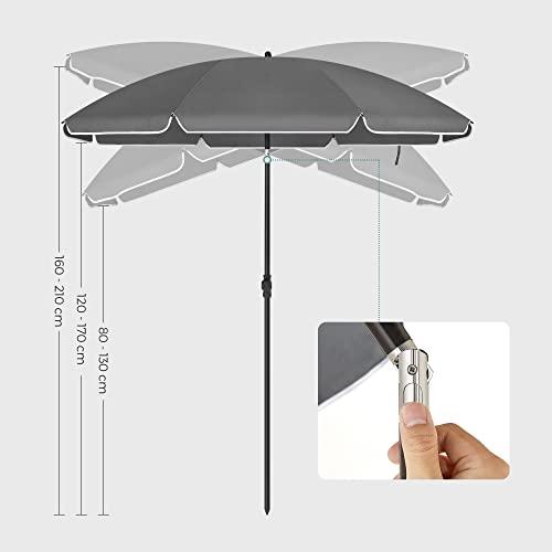 Actual product image Songmics Parasol Ø 160 cm folding (1.60 m)