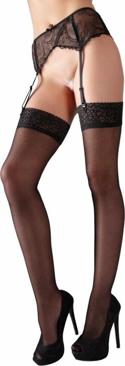Actual product image Cottelli Collection Suspender Stockings Classic (XL)