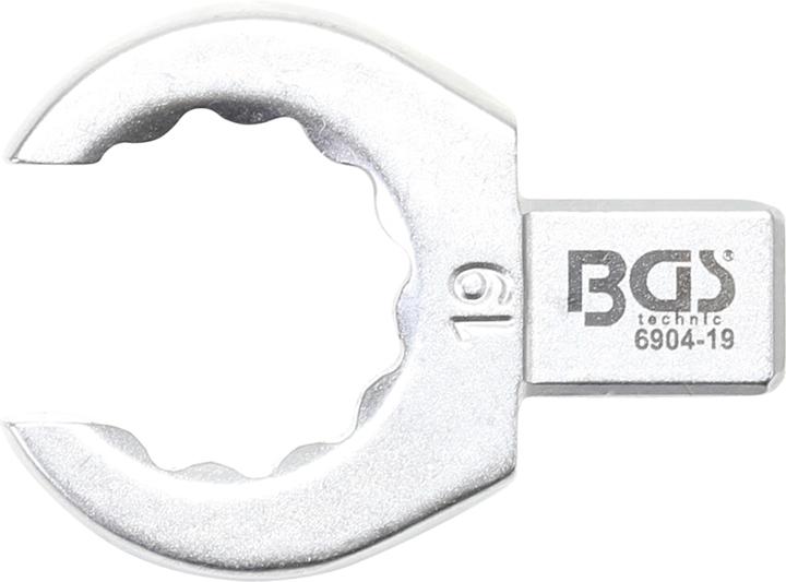 Produktbild BGS Einsteck-Ringschlüssel offen 19 mm Aufnahme 9 x 12 mm (19 mm)