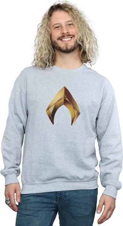 Actual product image Mens Aquaman Emblem Sweatshirt (M)