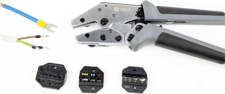Produktbild WKK 57818 Crimpzange Aderendhülsen, Kabelschuhe 0.5 bis 16 mm²