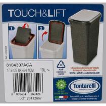 Actual product image Tontarelli touchlif 10l double opening bin (10 l)
