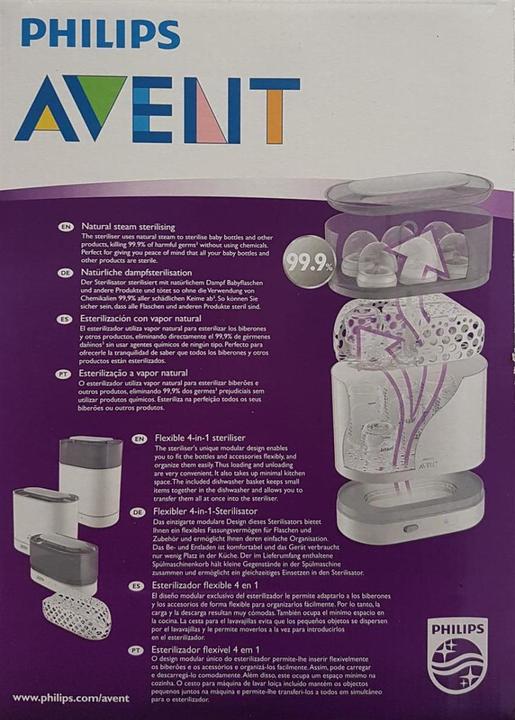Image du produit Philips Avent Stérilisateur à vapeur 4 en 1