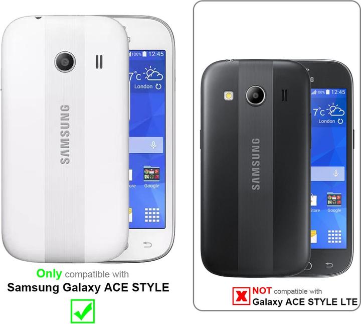 Actual product image Cadorabo TPU S-Line Cover (Samsung Galaxy Ace Style)