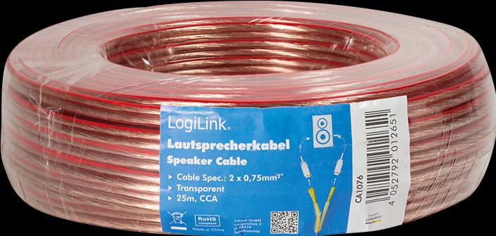 Immagine prodotto LogiLink CA Cavo per altoparlanti (25 m, 0.75 mm².)