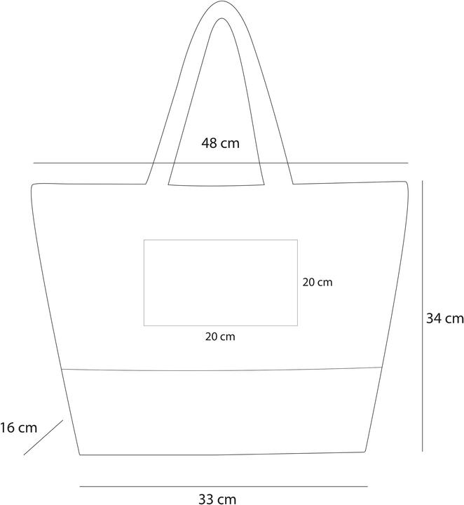 Actual product image Normani Large beach bag Nika - 8486